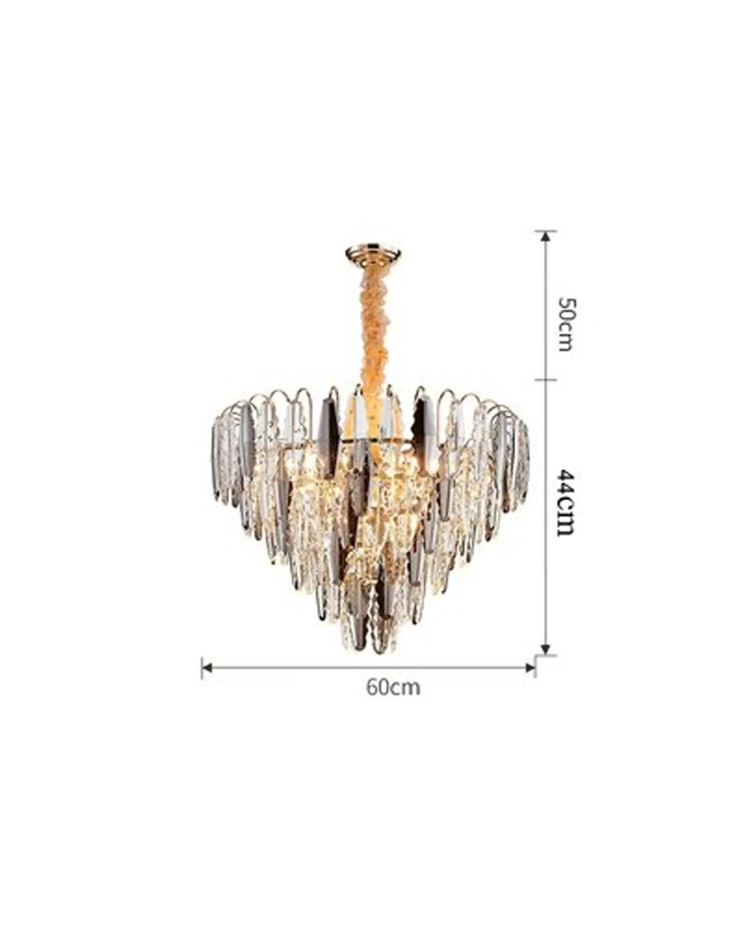 Matterhorn Classic Crystal Glass Chandelier Light