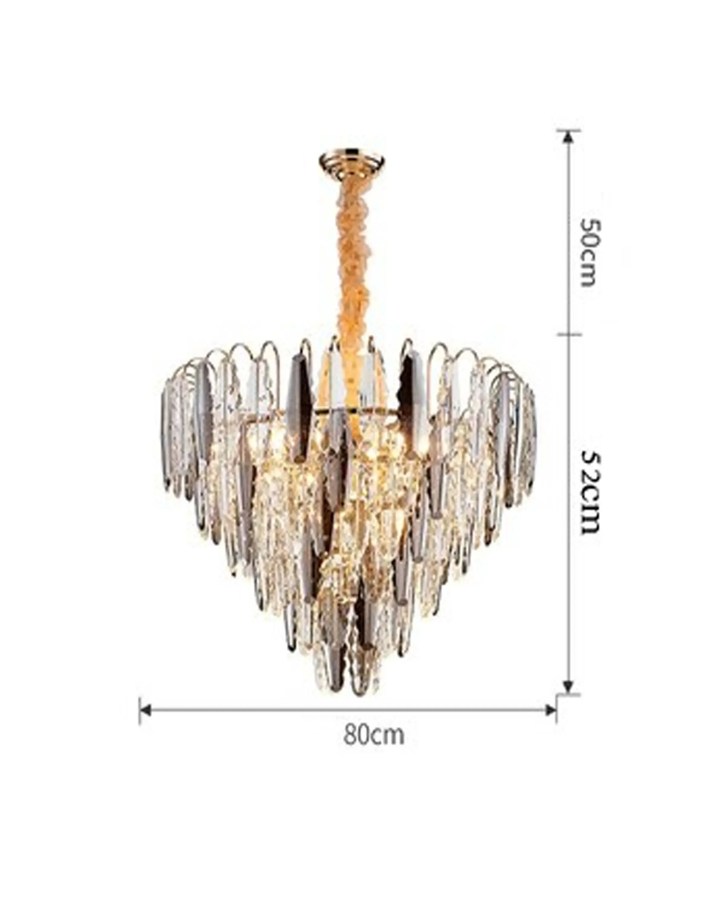 Matterhorn Classic Crystal Glass Chandelier Light