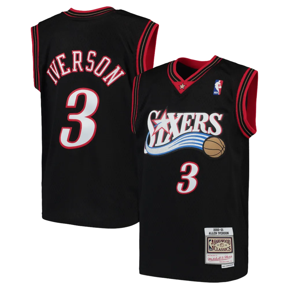 Men's Allen Iverson Philadelphia 76ERS Mitchell & Ness 2000-01 Hardwood Classics Swingman Jersey