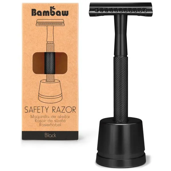 Metal Safety razor with stand