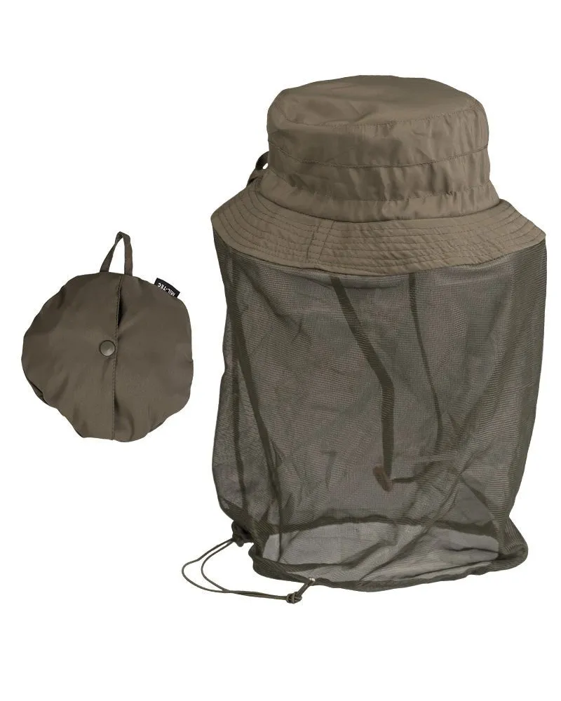 Mil-Tec Boonie Hat 'One Size' With Mosquito Net