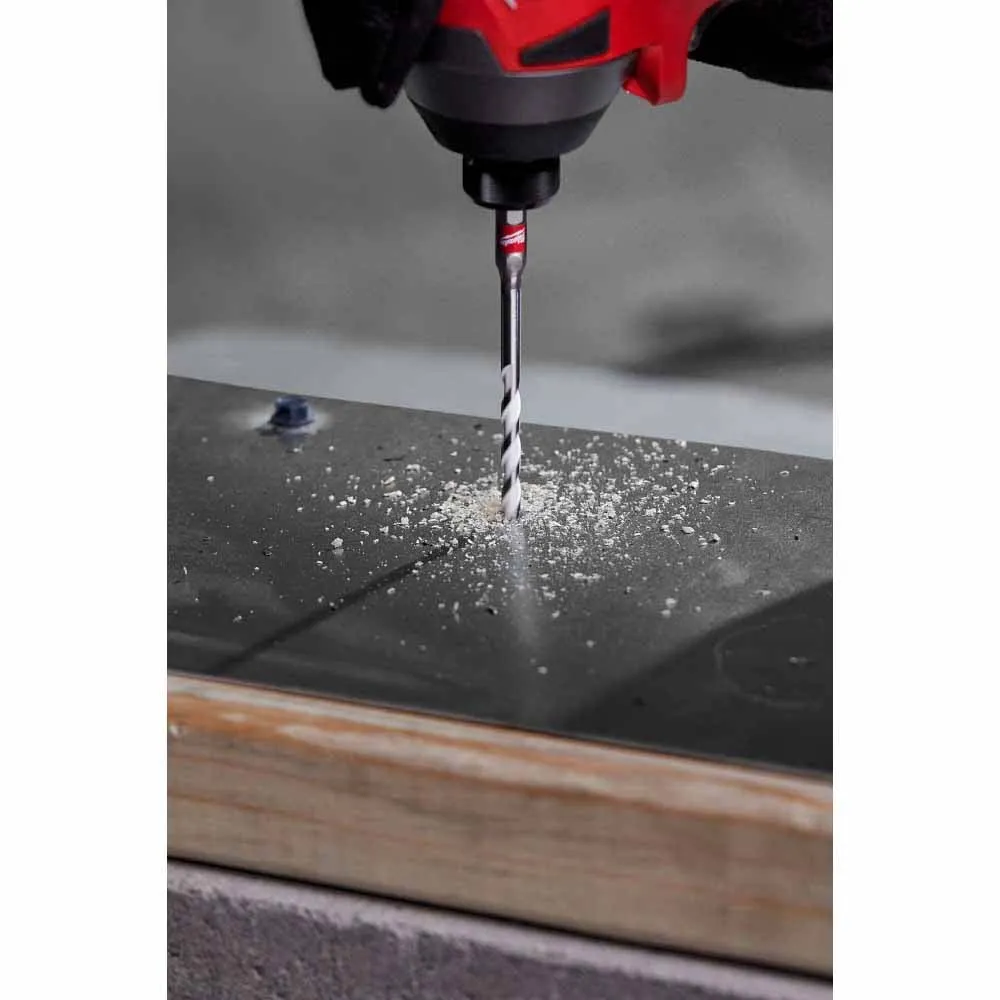 Milwaukee 48-20-8882 5/32" x 4" x 6" SHOCKWAVE Impact Duty Carbide Multi-Material Drill Bit