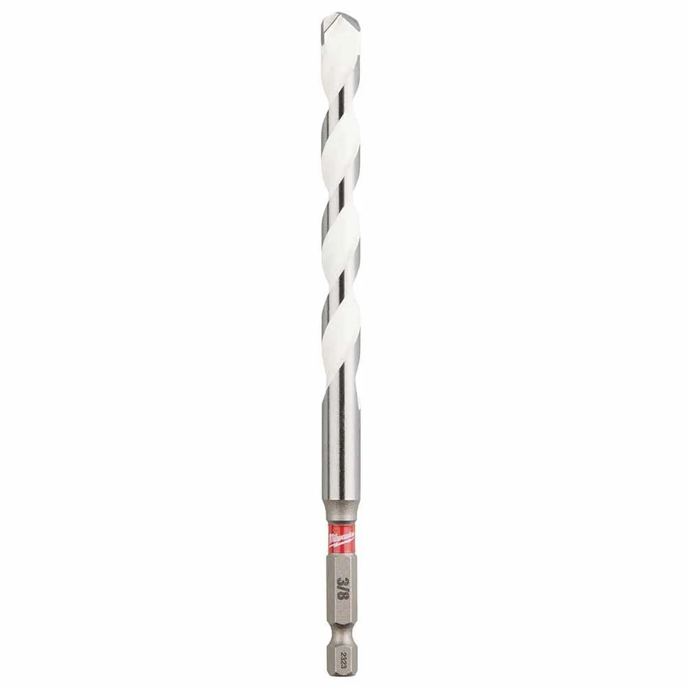 Milwaukee 48-20-8890 3/8" x 4" x 6" SHOCKWAVE Impact Duty Carbide Multi-Material Drill Bit