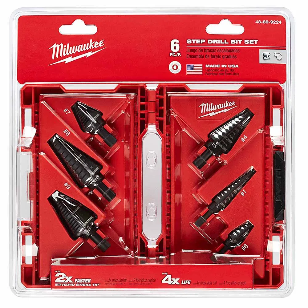 Milwaukee 48-89-9224 Milwaukee 6pc Set (#1, #4, #6, #7, #8, #9)