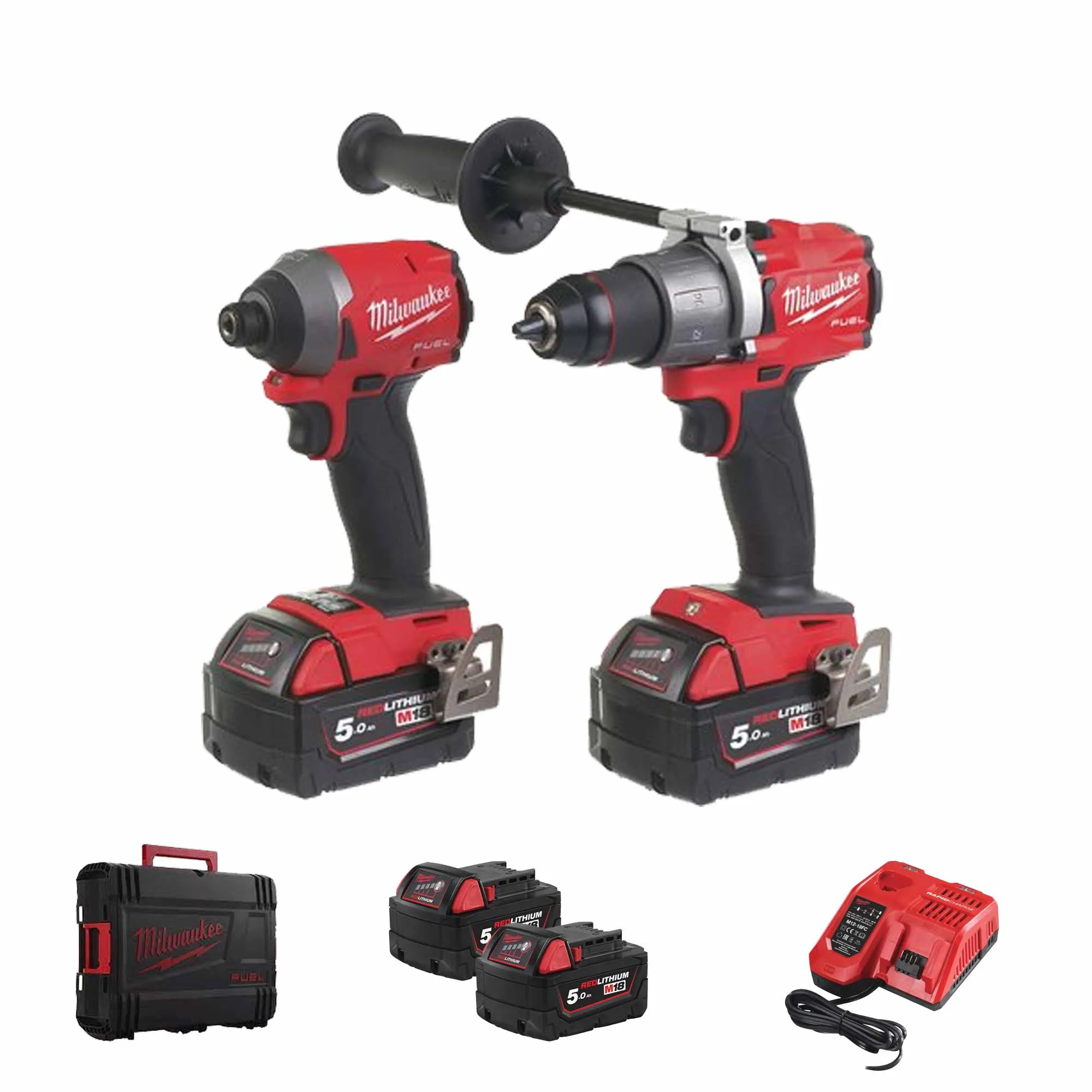 Milwaukee M18 FPP2A2-502P Power Pack Fuel Kit