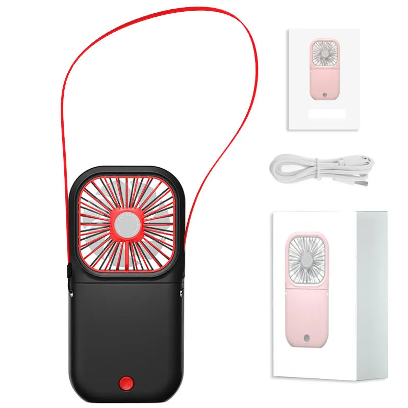 Mini Fan & Power Bank In 1 Handheld Foldable Fan