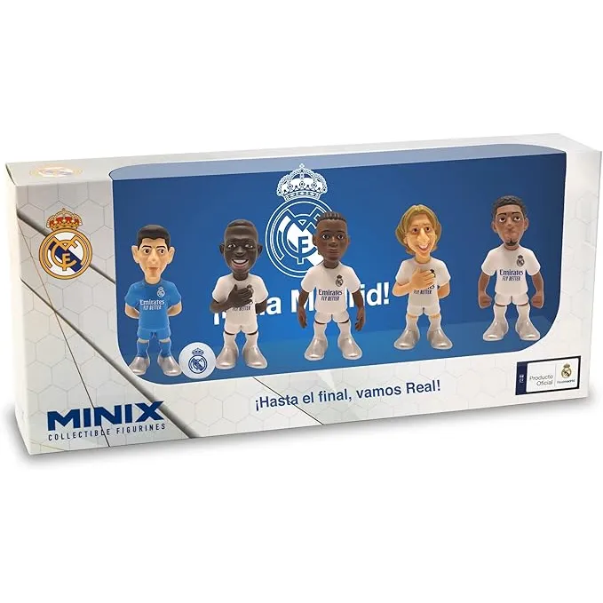 Minix Real Madrid 7 cm 5-Pack - Vinicious, Courtois, Camavinga, Modric, Bellingham