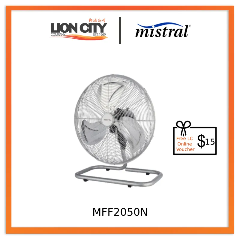 Mistral MFF2050N 20" Metal Floor Fan * Free $15 LC Online Voucher