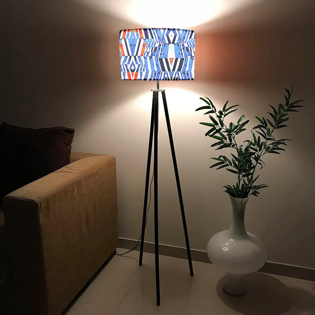 Modern Tripod Floor Lamp Standing Light for Bedroom