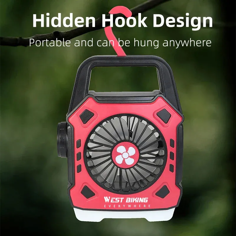 Multifunctional Adventure Cooling Fan Light