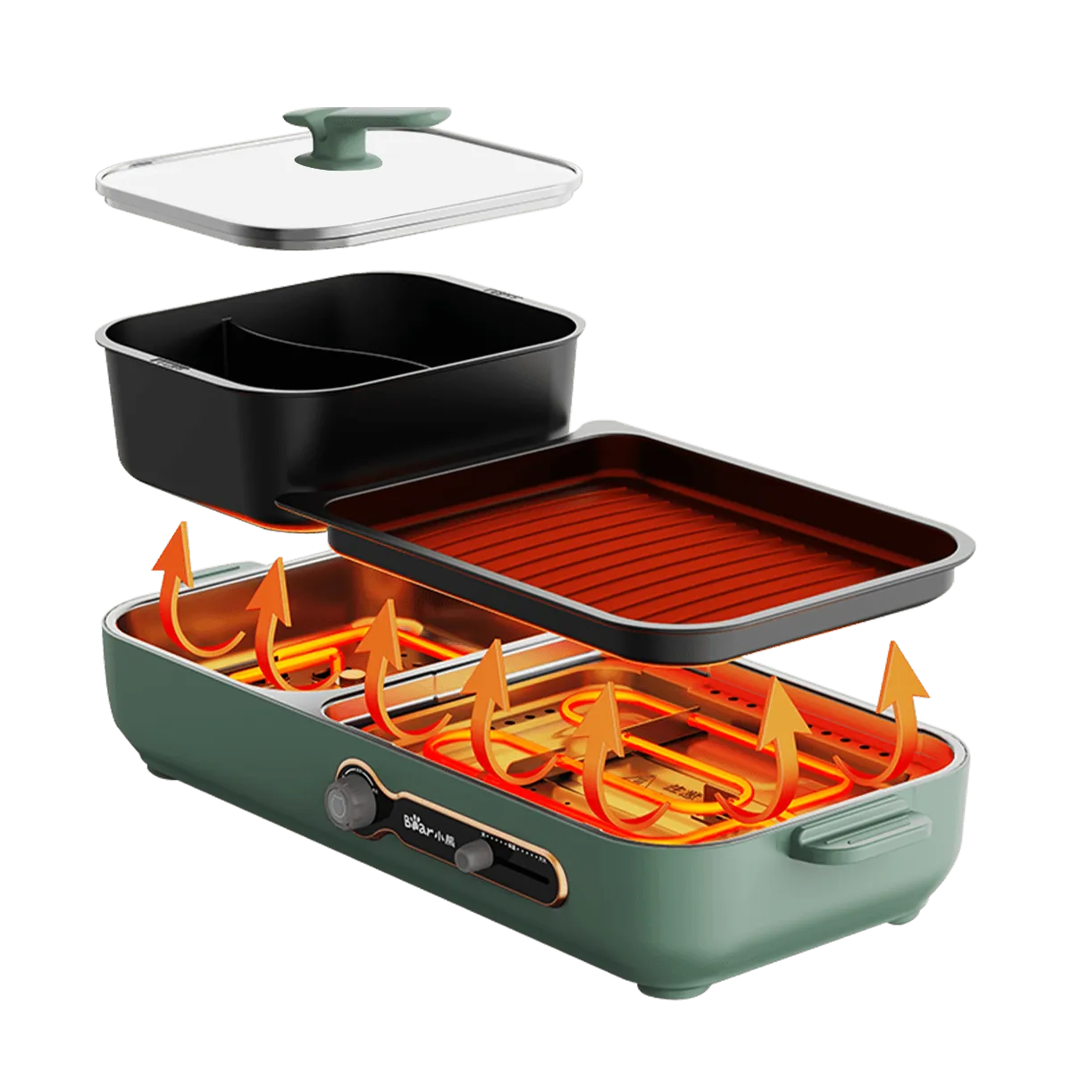 Multifunctional Cooker Hot Pot and Grill DKL-C16C2 3.4L