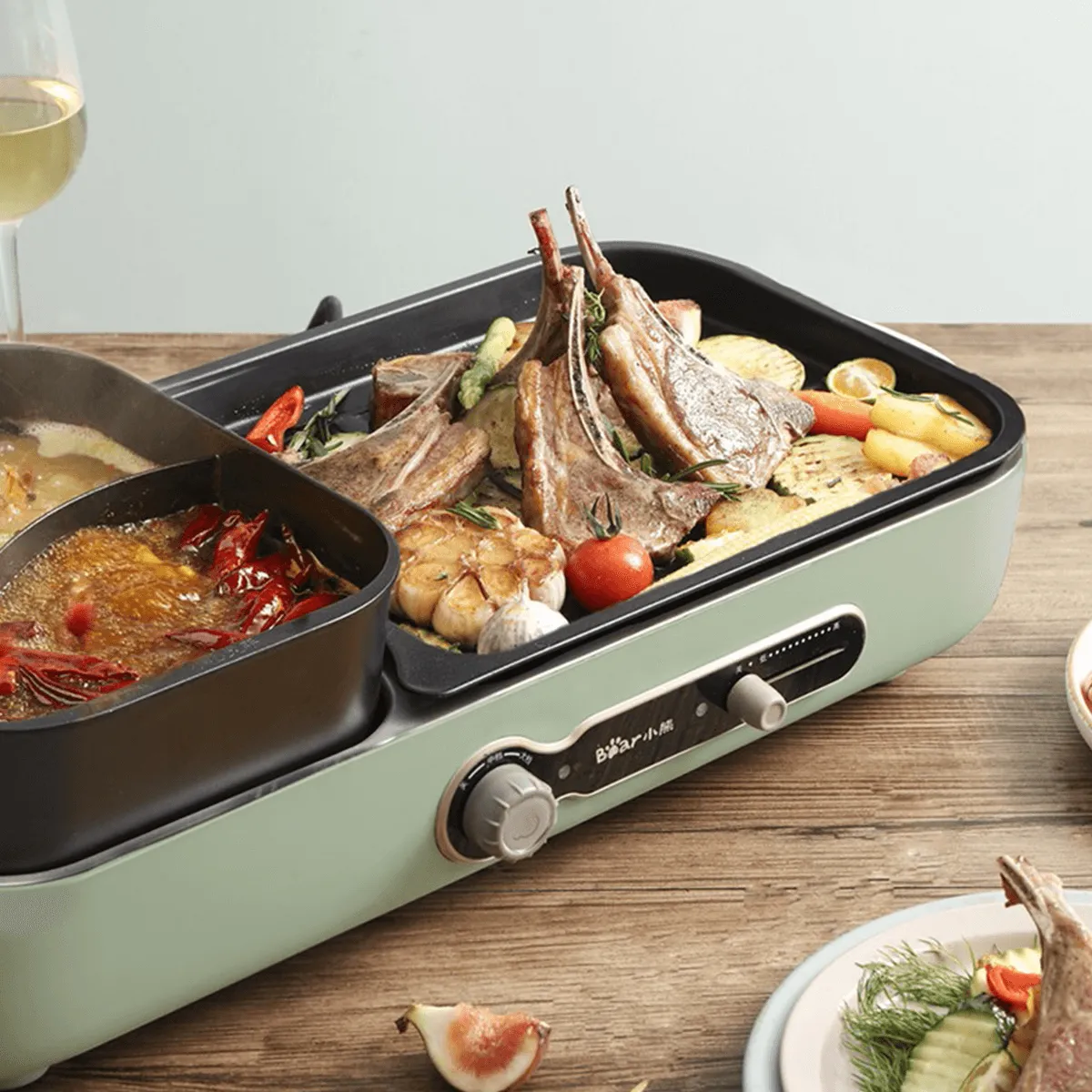 Multifunctional Cooker Hot Pot and Grill DKL-C16C2 3.4L