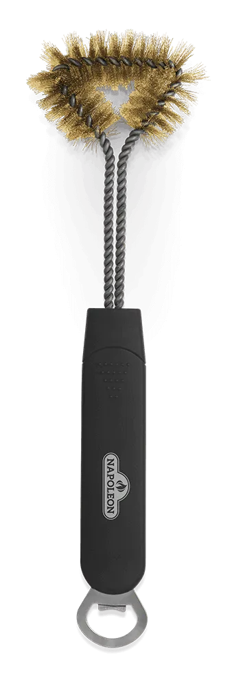 Napoleon Three Sided Grill Brush with Bottle Opener