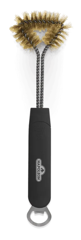 Napoleon Three Sided Grill Brush with Bottle Opener