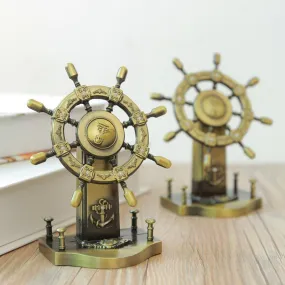 Navy Wheel Fidget Spinner | Table Top Decor