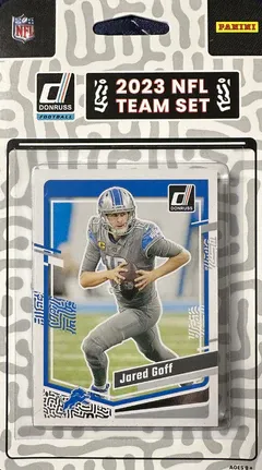 NFL Detroit Lions Team Card Set 2023