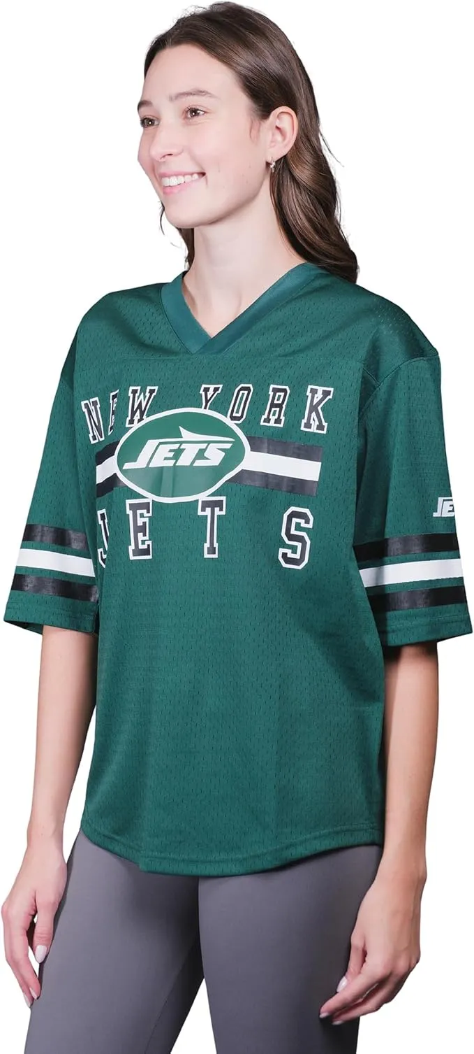 NFL Official Women's Soft Mesh Vintage Gameday Shirt|New York Jets