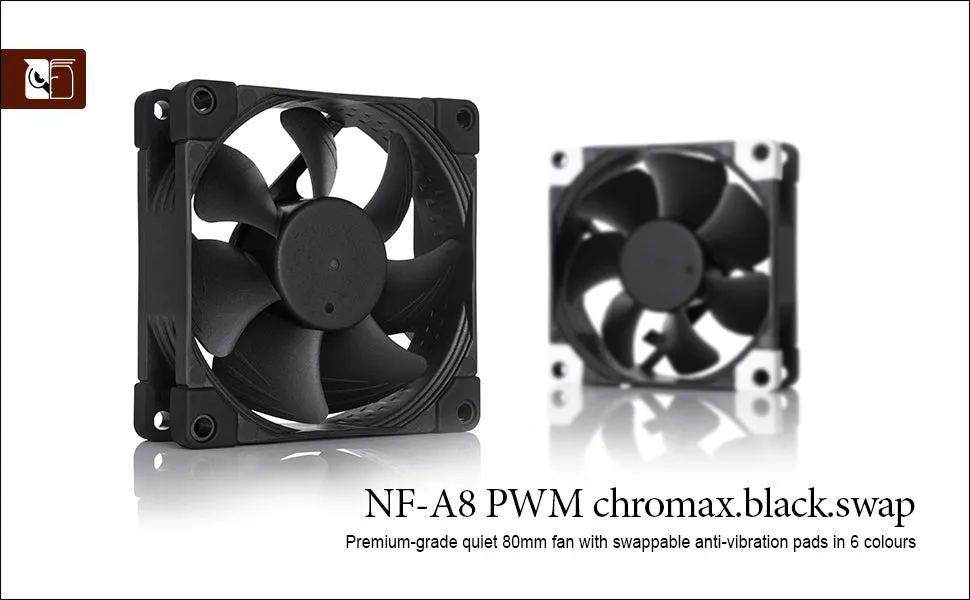 Noctua NF-A8 PWM chromax.black.swap 8cm Case Fan