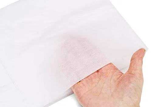 Non Woven Disposable Bed Sheets for Single Use (35 GSM - 12 Sheets) (30 * 72 Inch)