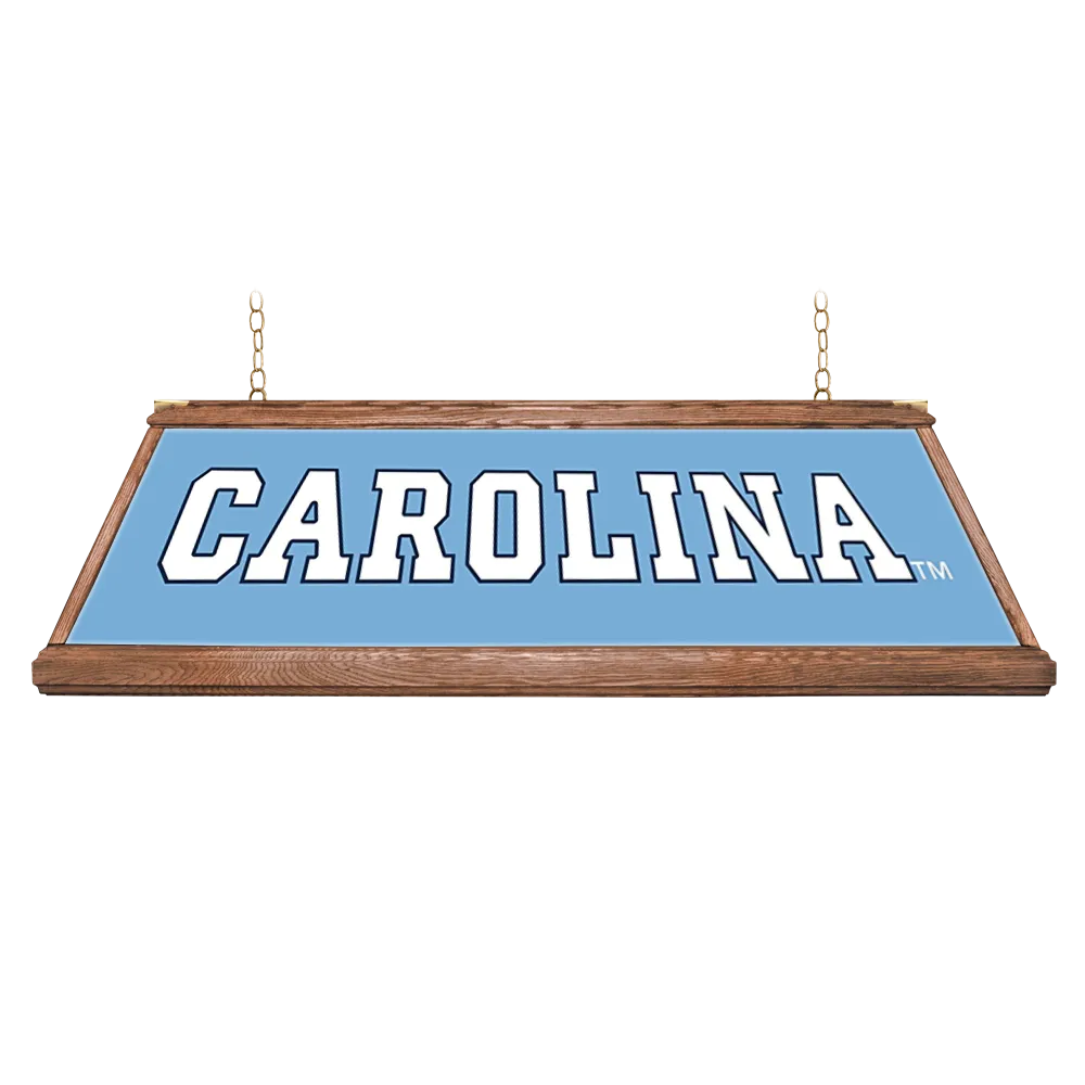 North Carolina Tar Heels: Premium Wood Pool Table Light Carolina Blue