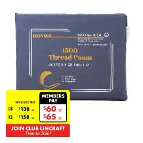 Novus 1500TC Sheet Set- Linen