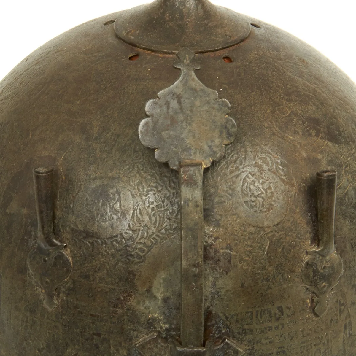 Original 18th/19th Century Persian Kulah Khud Spiked War Helmet circa 1780-1820