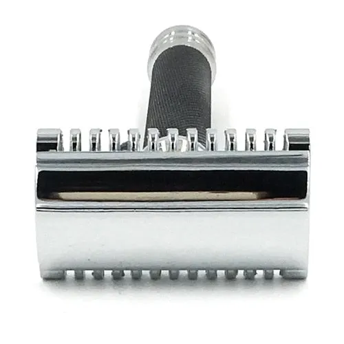 Parker - 26C Open Comb Black Handle Safety Razor