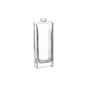 Perfume Conical Glass Bottle 50ml with Pump Crimp 15mm Black Overcap