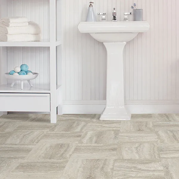 Platinum Peel and Stick Floor Tiles