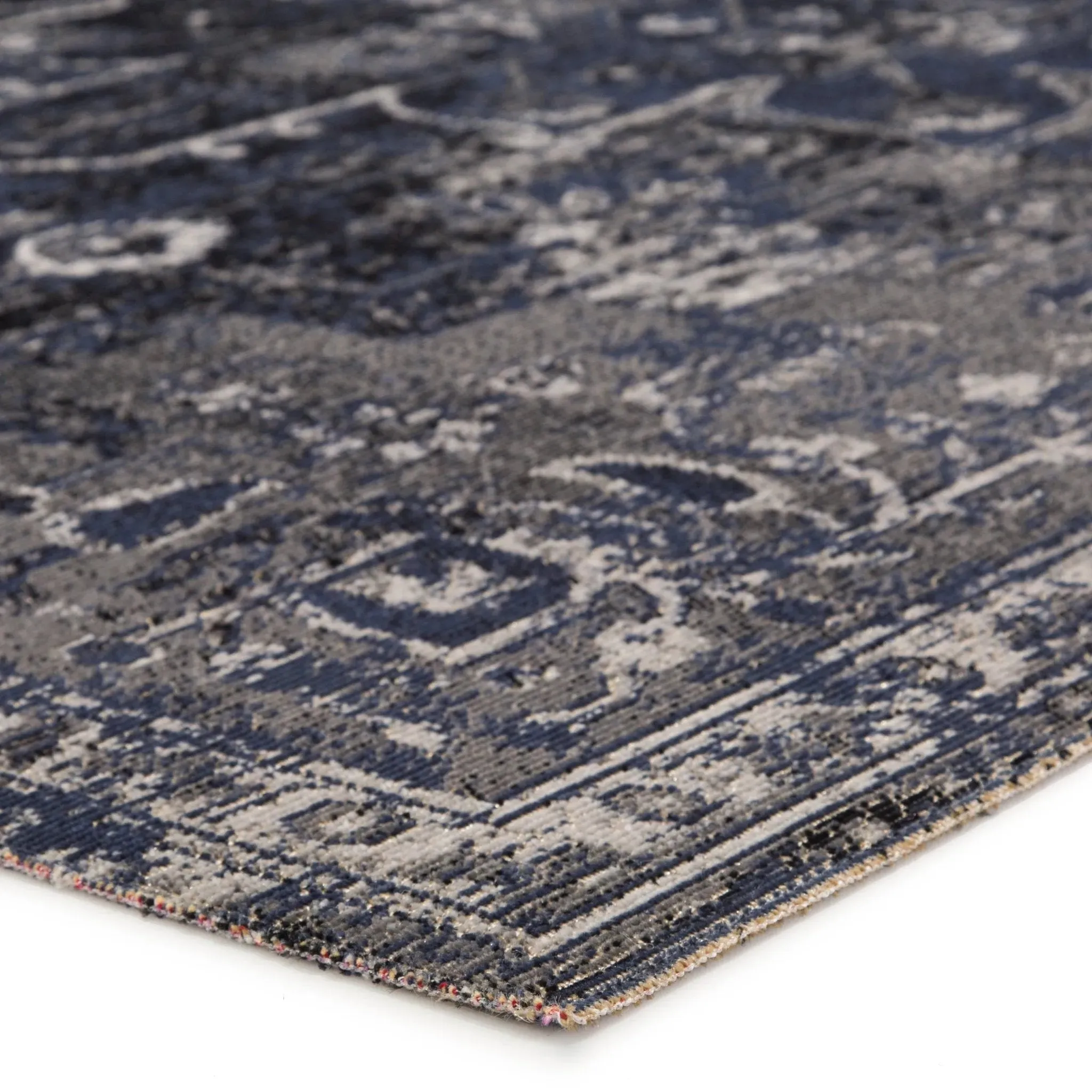 Polaris POL09 Blue/Black Rug