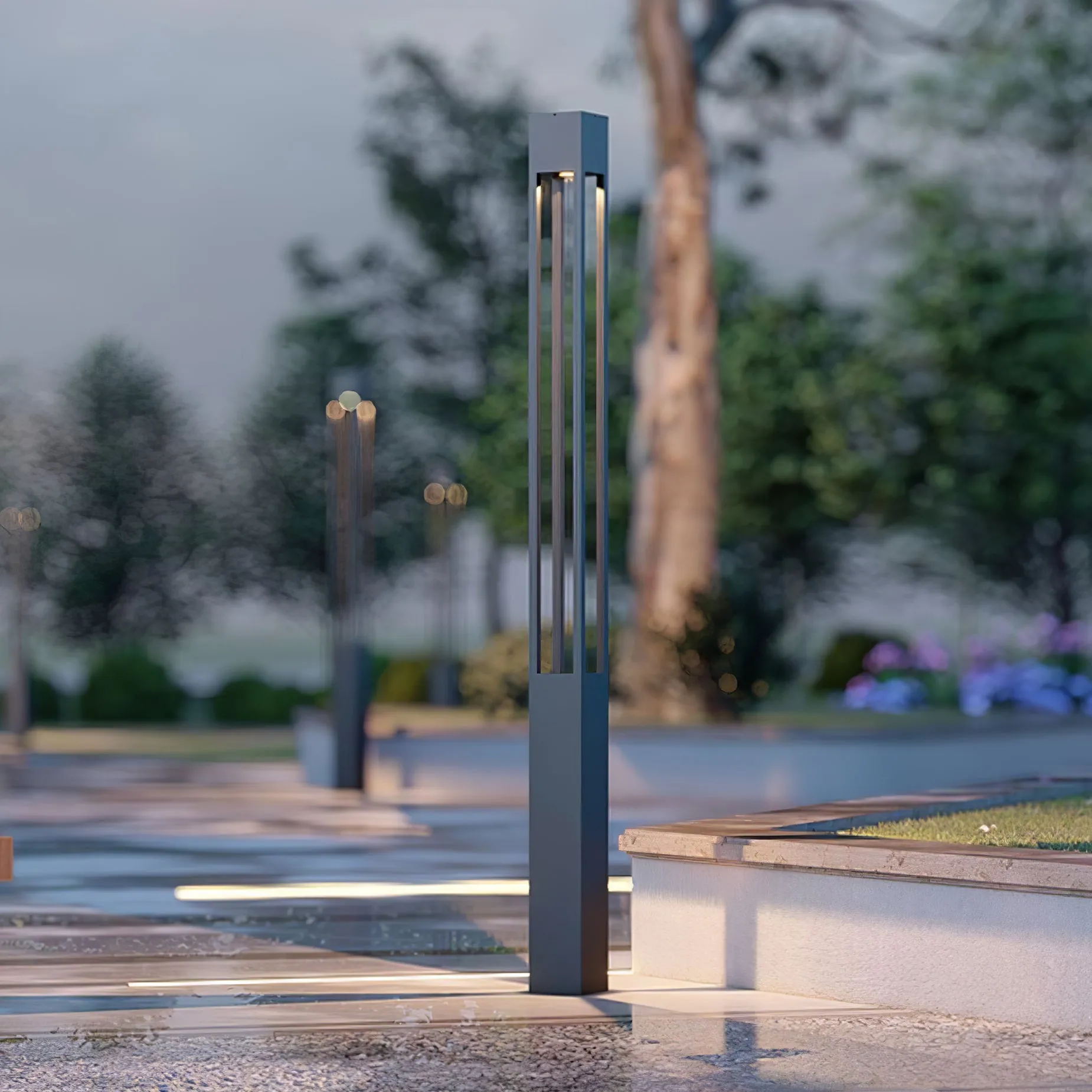 Pole Outdoor Post Garden Light