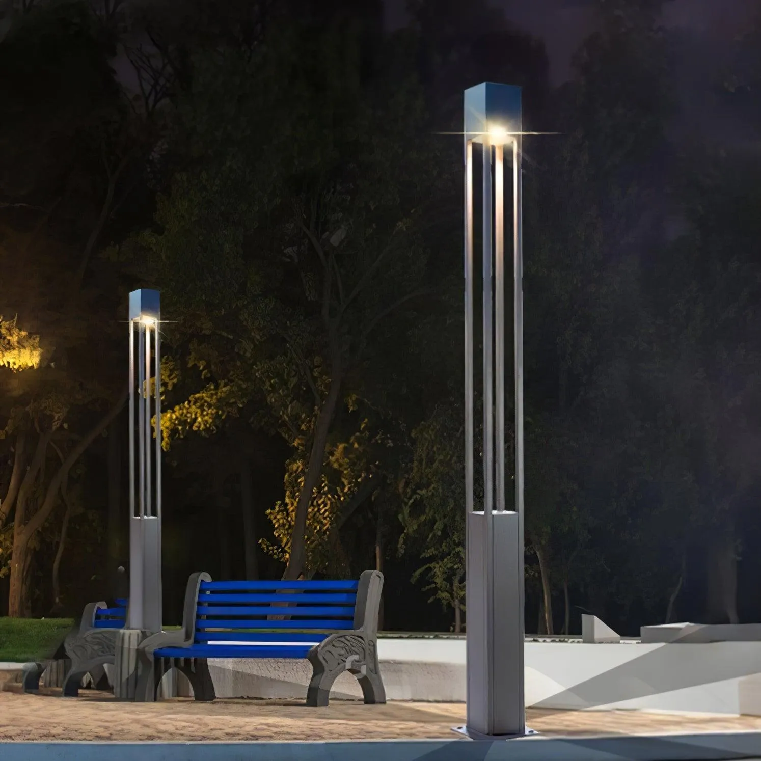 Pole Outdoor Post Garden Light