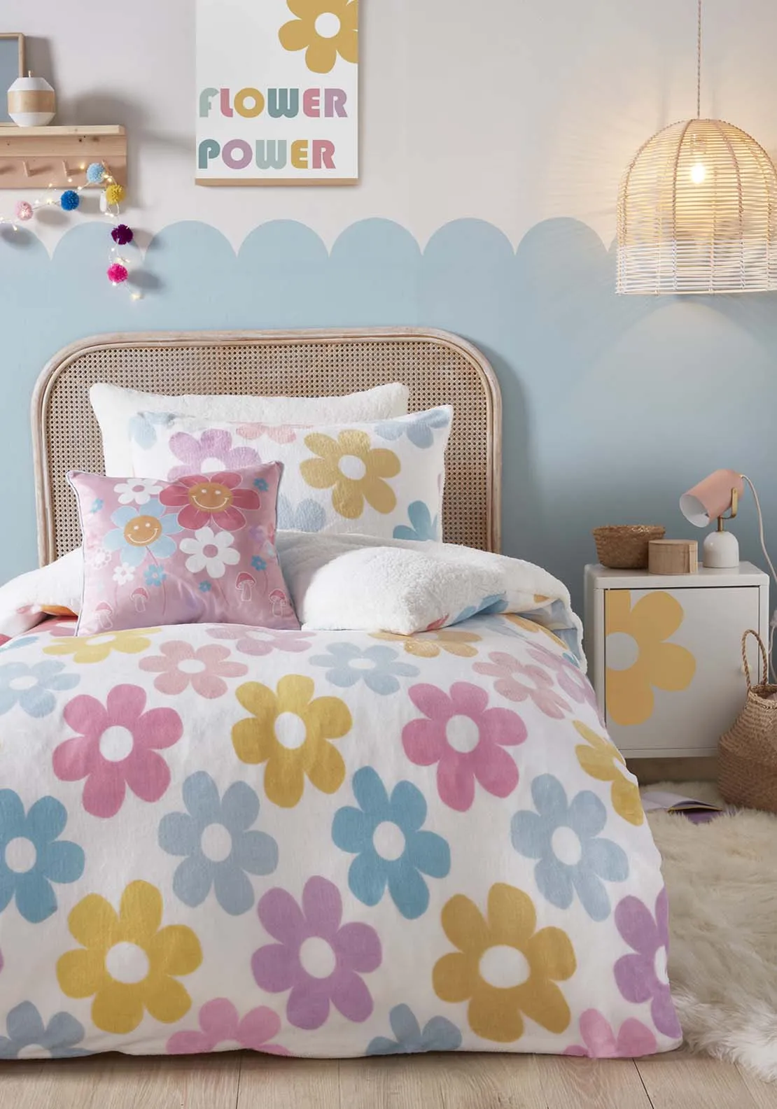 Pop Floral Duvet Cover Set