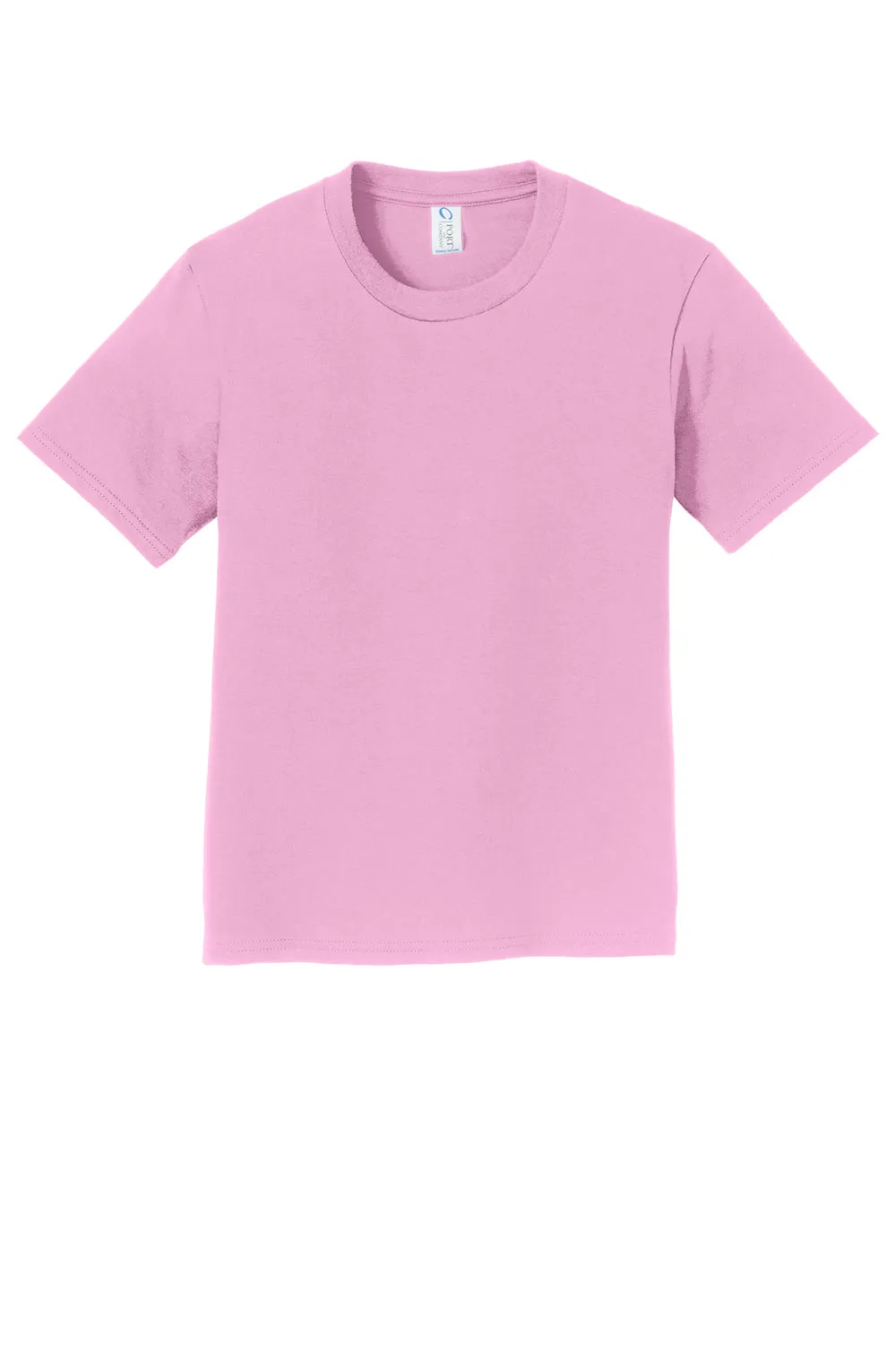 Port & Company Youth Fan Favorite Short Sleeve Crewneck T-Shirt - Candy Pink