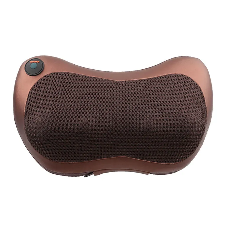 Portable Heated Deluxe Shiatsu Massage Pillow | Ultimate Relaxation and Muscle Relief