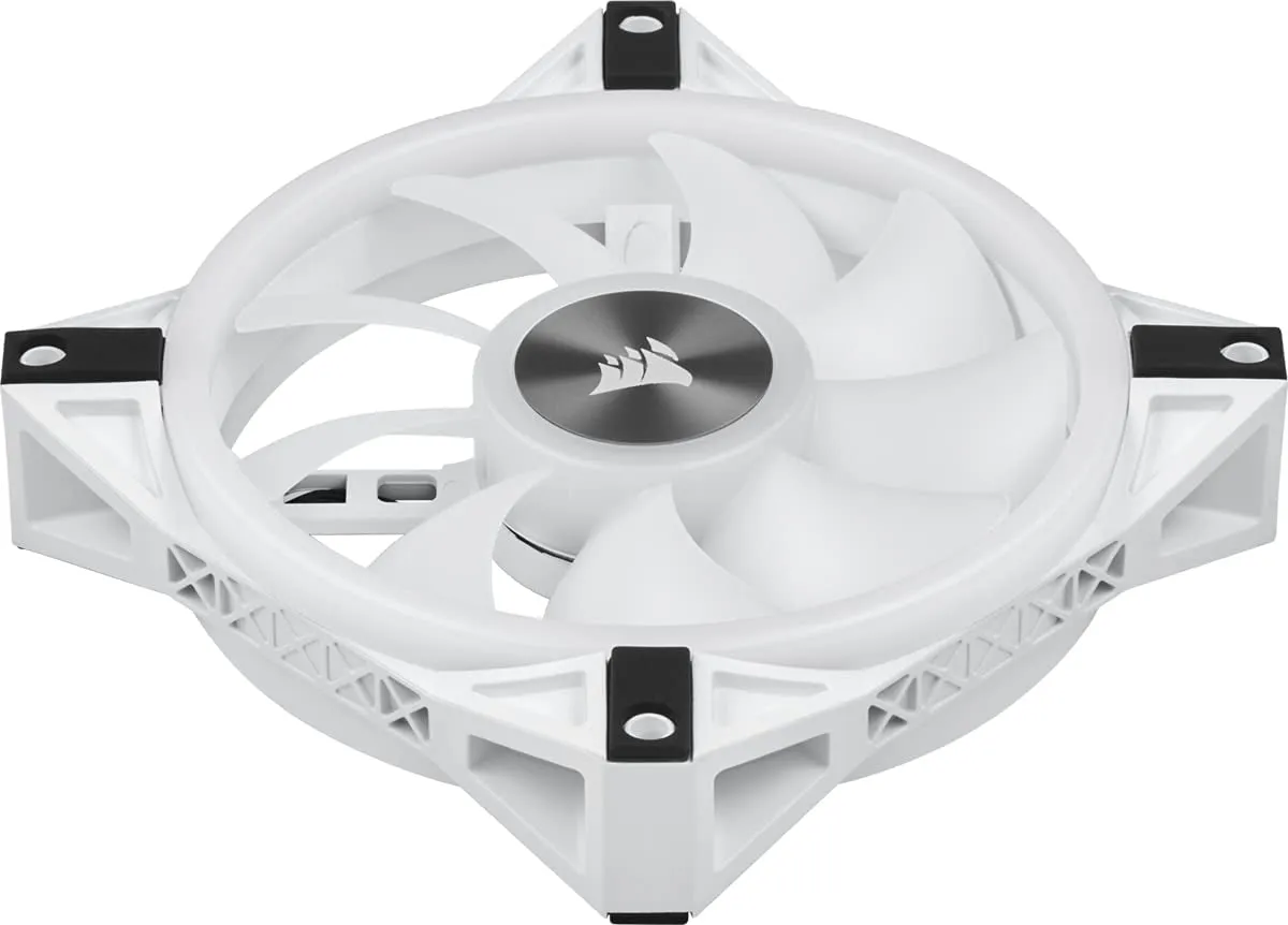 QL Series, Icue QL120 RGB, 120Mm RGB LED PWM White Fan, Single Fan