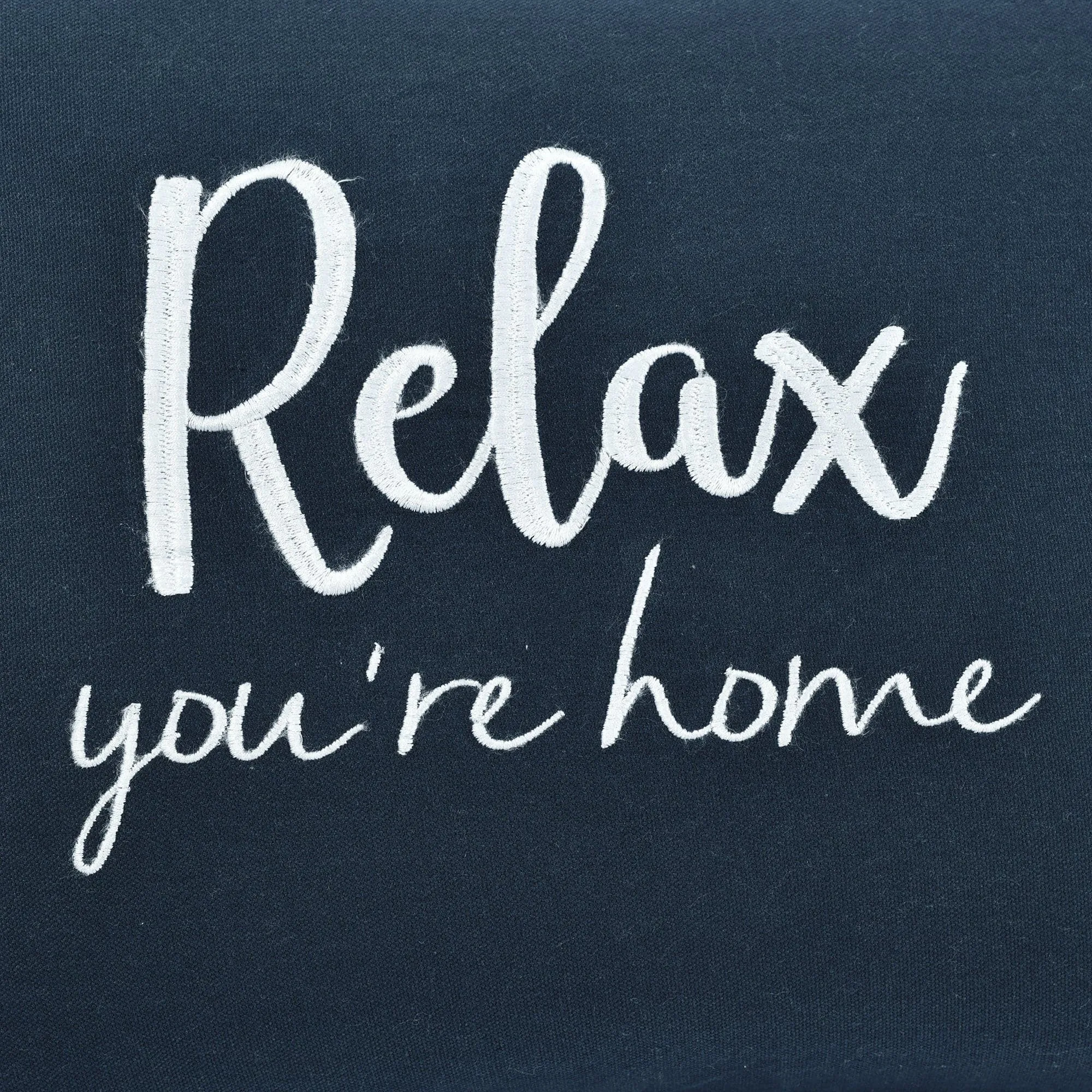 Relax You're Home Decorative Throw Pillow Cover