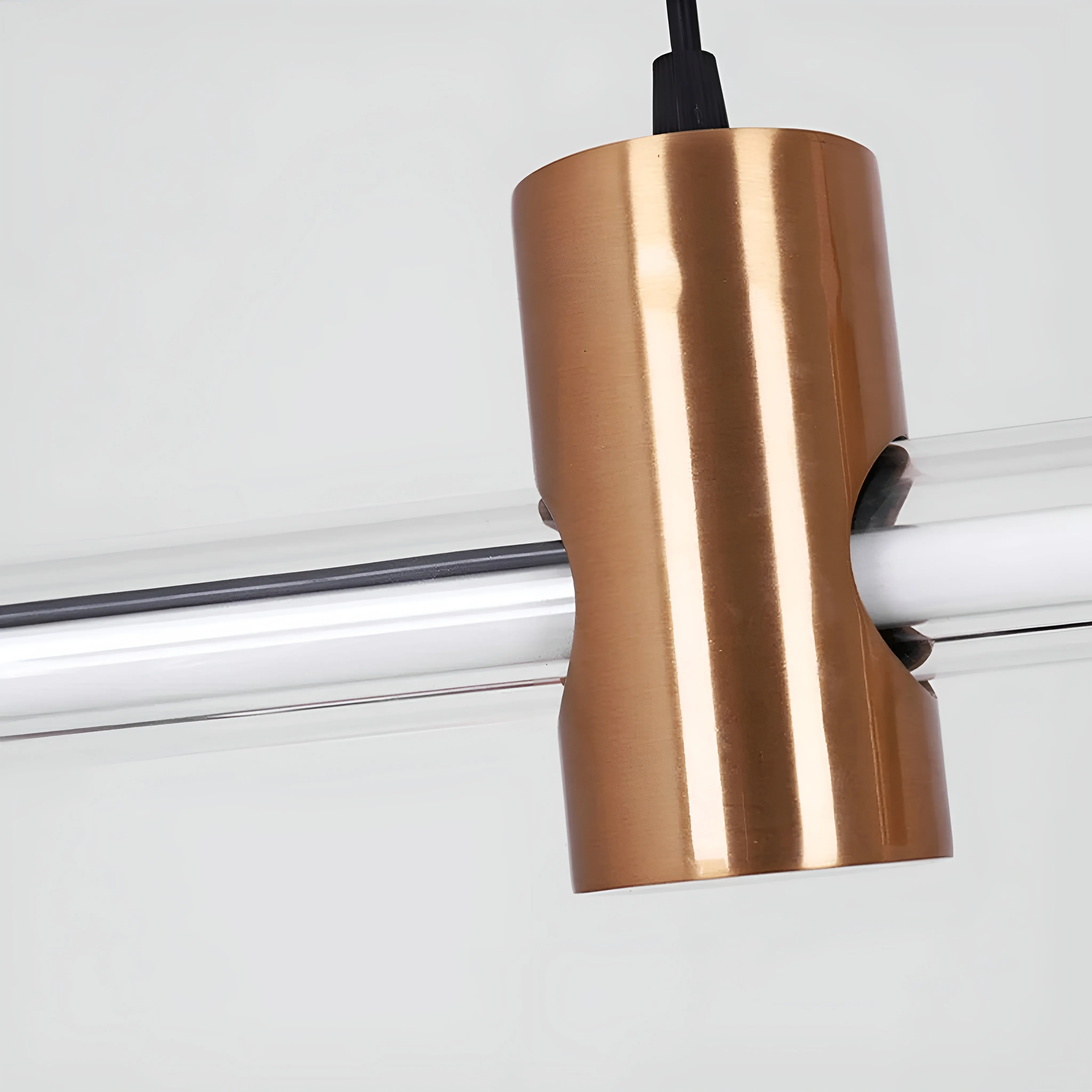 Rüti | Minimalistic Stylish Gold Copper Chandelier