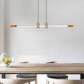 Rüti | Minimalistic Stylish Gold Copper Chandelier