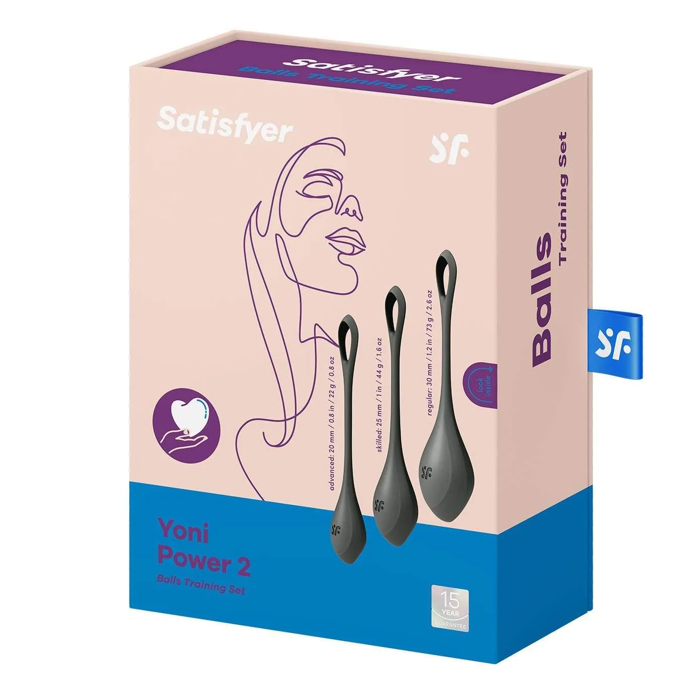 Satisfyer - Yoni Power 2 Silicone Kegel Balls Training Set