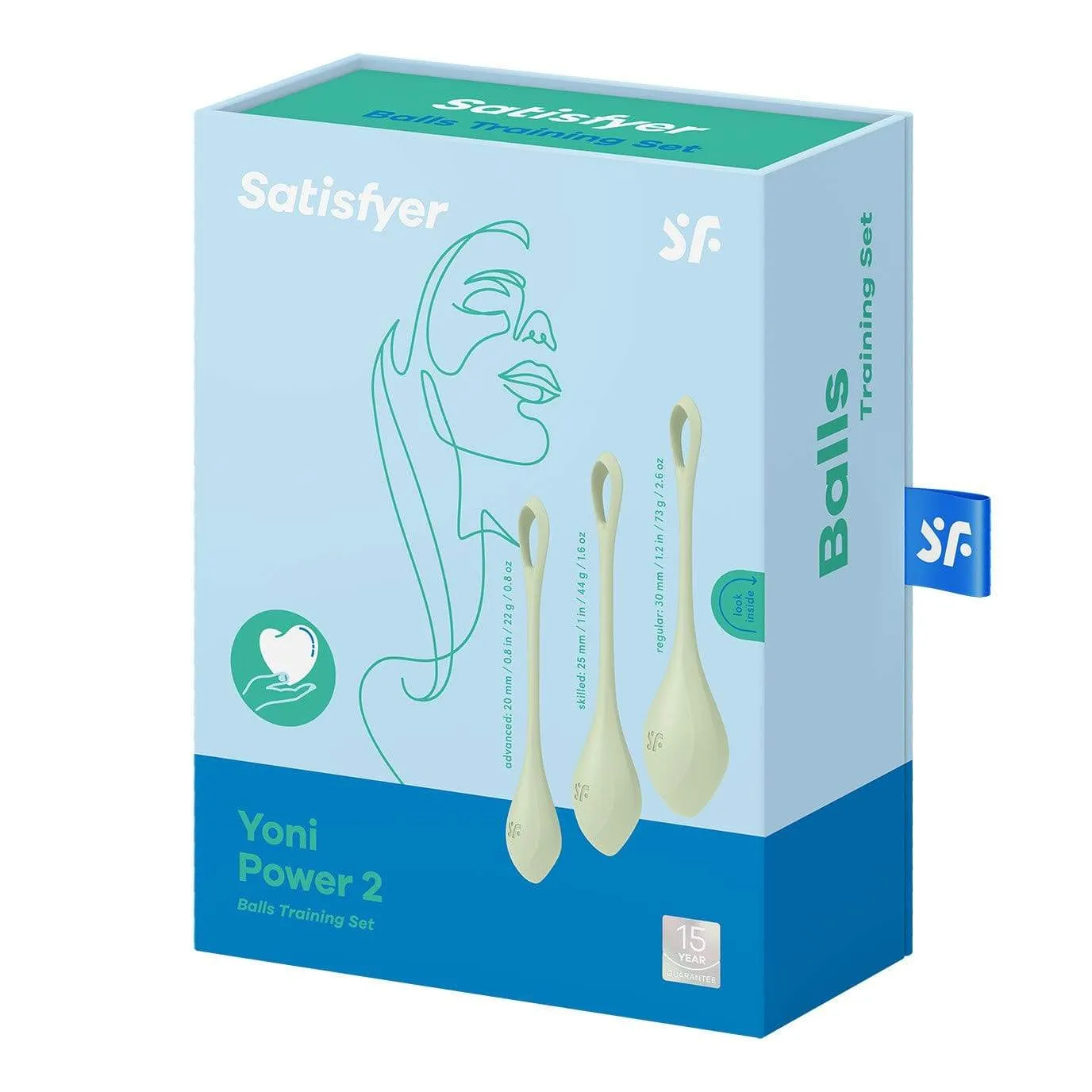 Satisfyer - Yoni Power 2 Silicone Kegel Balls Training Set