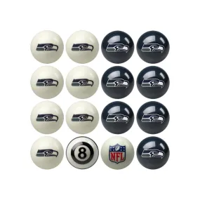 Seattle Seahawks Home & Away Billiard Ball Set