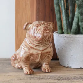 Sitting Bulldog Caramel