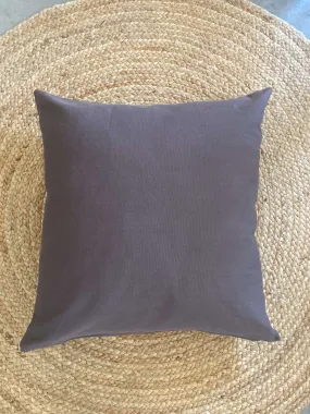 Smokey Gray Throw Pillow Cover | GRAY