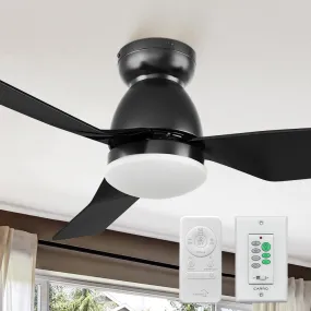 Sonoma Ⅱ Low Profile Smart Fan with LED light and Remote 44 Inch