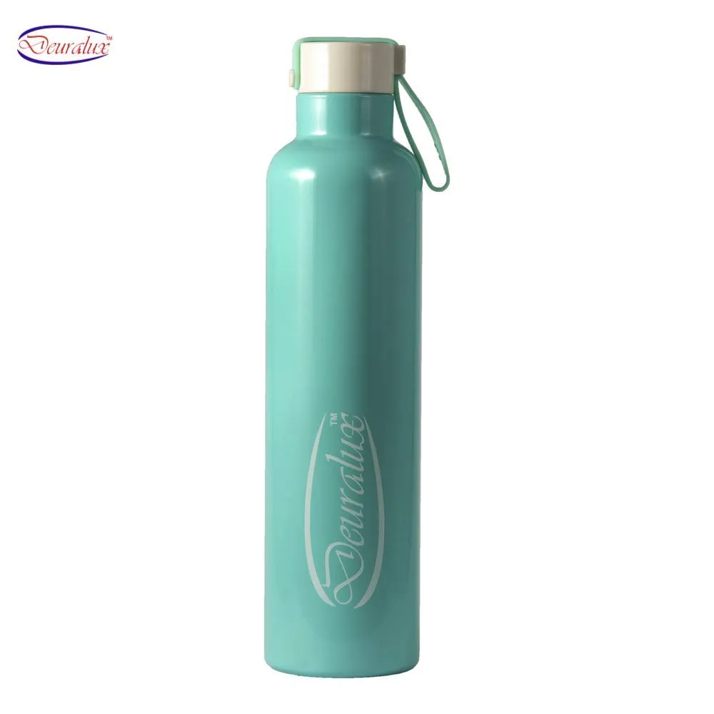 Stemorbit Deuralux DHOOM 1000, Premium Steel Vacuum Flask, Thermos Bottle 1 Litre (1000 ML) (24 Hours Cold-24 Hours Hot) Sea Green