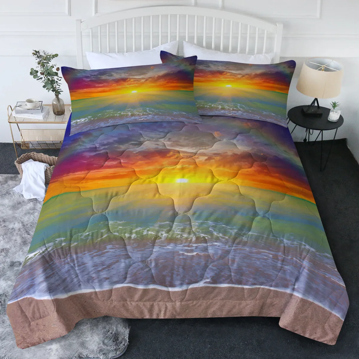 Sunset Beach Comforter Set