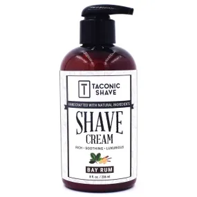 Taconic Shave Cream With Pump  - Bay Rum