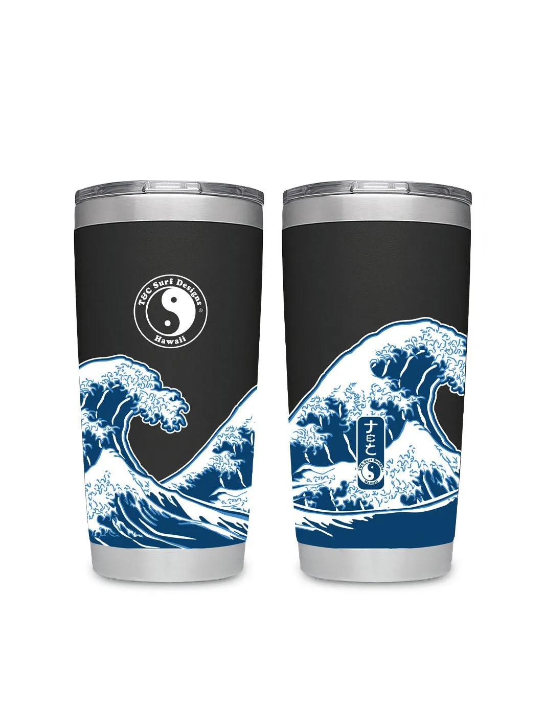 T&C Surf 20 oz Brush Hokusai Tumbler Yeti