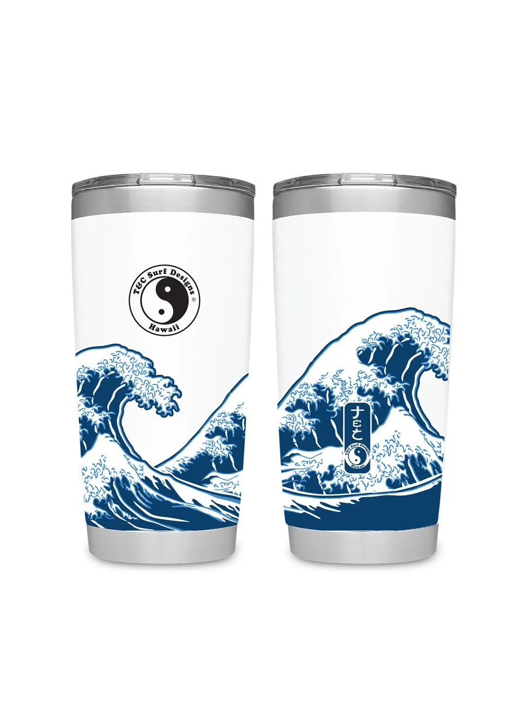 T&C Surf 20 oz Brush Hokusai Tumbler Yeti